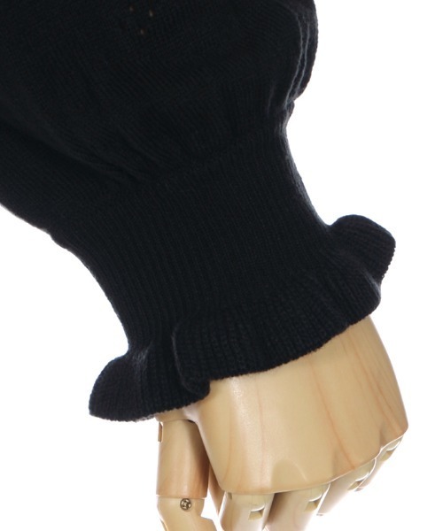 axes femme（アクシーズファム）の「葡萄刺繍ニットカーデ（カーディガン/ボレロ・レディース・ワイン/グリーン/ブラック・MEDIUM）」の14枚目の写真