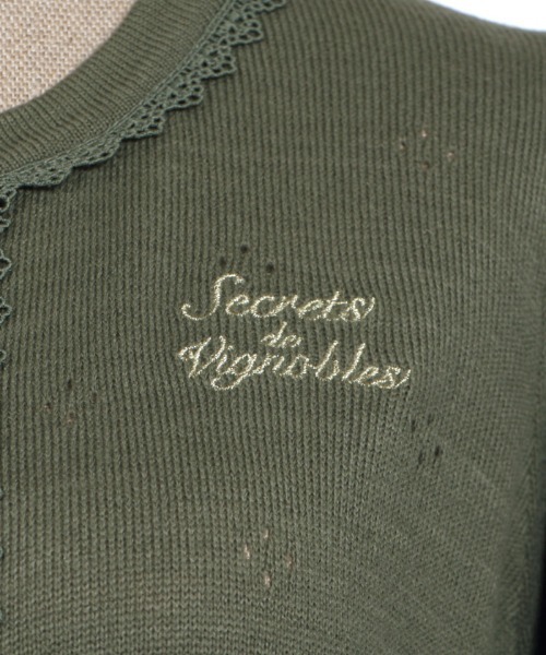 axes femme（アクシーズファム）の「葡萄刺繍ニットカーデ（カーディガン/ボレロ・レディース・ワイン/グリーン/ブラック・MEDIUM）」の11枚目の写真
