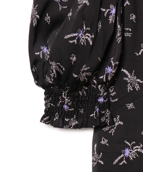 ADAM ET ROPE'（アダムエロペ）の「クラシカルフラワーシャーリングワンピース（ワンピース・レディース・ブラック/グリーン/ネイビー・FREE）」の12枚目の写真