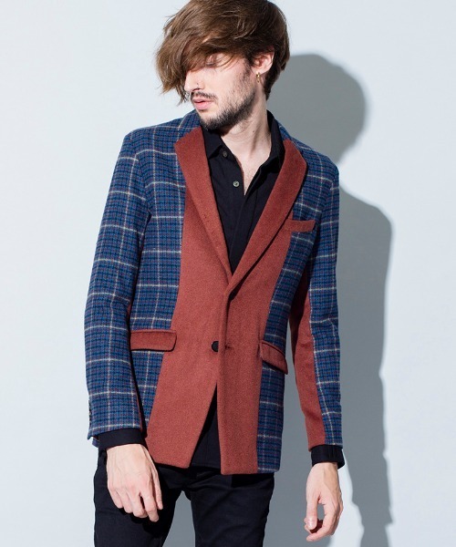 V12glfe MJ JKT メンズ ジャケット　新品未使用 NO ID.（ノーアイディ）の「mj7530-スイッチング2B－JKT