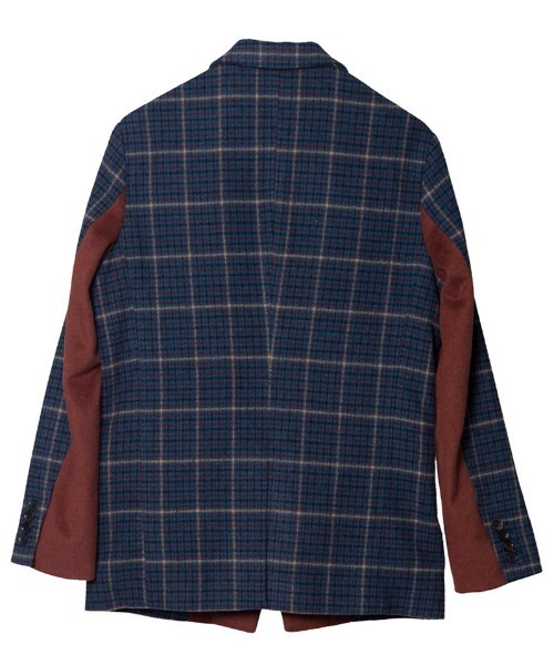 NO ID.(ノーアイディ)の「mj7530-スイッチング2B-JKT ジャケット(テーラードジャケット・メンズ・ストライプ/ブラック/チェック・1/3/2)」の22枚目の写真