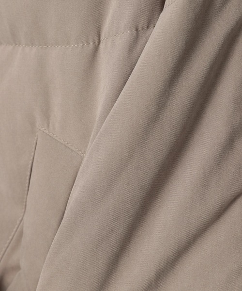 Heather（ヘザー）の「ワイドナカワタベスト 919030（ダウンベスト・レディース・アイボリー/ブラウン・FREE）」の21枚目の写真