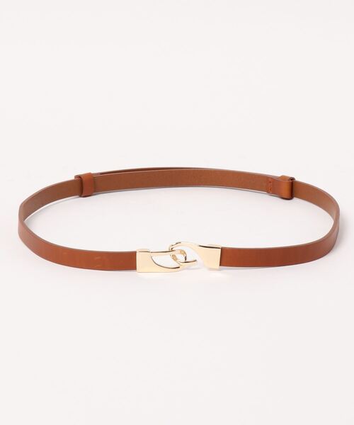 AMBIENT(アンビエント)の「レザーアジャストベルト(ベルト・レディース・ブラウン/ブラック/キャメル・FREE)」の3枚目の写真