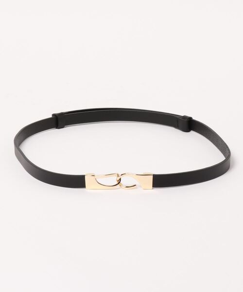 AMBIENT(アンビエント)の「レザーアジャストベルト(ベルト・レディース・ブラウン/ブラック/キャメル・FREE)」の5枚目の写真