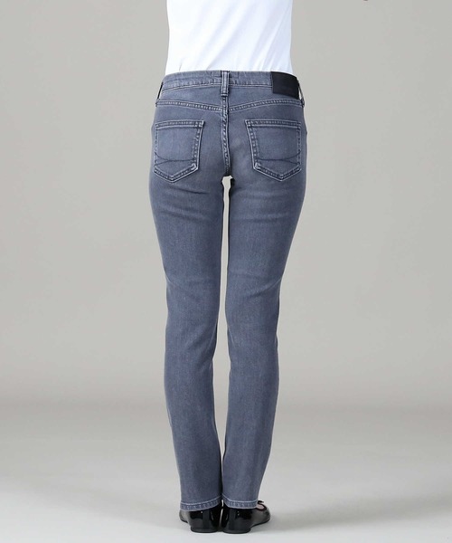 SOMETHING（サムシング）の「【SOMETHING】テーパーストレートパンツ（デニムパンツ・レディース・グレー・26inch/27inch/28inch/29inch/30inch）」の12枚目の写真