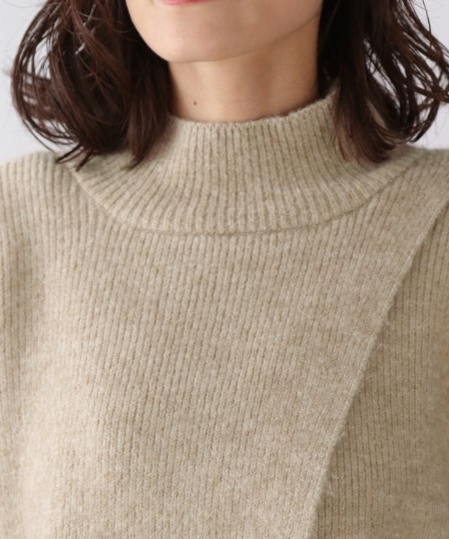 LOWRYS FARM(ローリーズファーム)の「2WAYカサネスリットプルオーバーLS 917850(ニット/セーター・レディース・ベージュ/カーキ/ブラウン系その他/ブラック・FREE)」の15枚目の写真