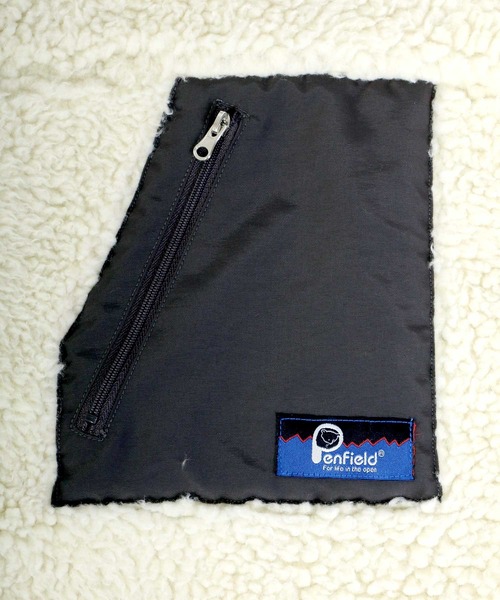 PEN FIELD（ペンフィールド）の「Penfield/ペンフィールド オーバーサイズ シープボアフリースブルゾン/ボアジャケット（ブルゾン・メンズ・ベージュ/パープル/オフホワイト/グリーン・LL/M/L）」の15枚目の写真