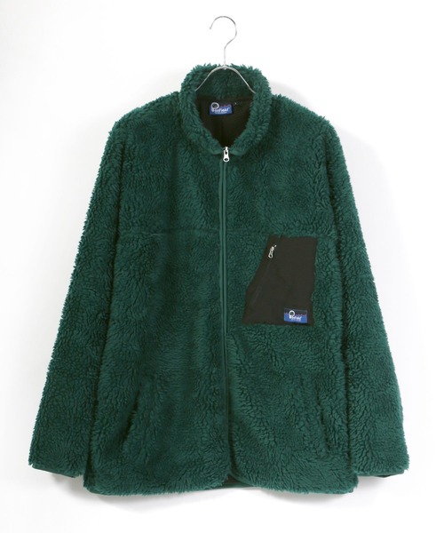 PEN FIELD（ペンフィールド）の「Penfield/ペンフィールド オーバーサイズ シープボアフリースブルゾン/ボアジャケット（ブルゾン・メンズ・ベージュ/パープル/オフホワイト/グリーン・LL/M/L）」の7枚目の写真