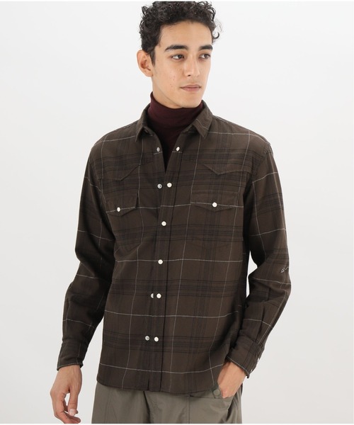 417 EDIFICE（フォーワンセブンエディフィス）の「Flannel Cheek Western Shirts（シャツ/ブラウス・メンズ・ブラック/ブラウン/グレー/アイボリー・SMALL/MEDIUM/LARGE）」の4枚目の写真