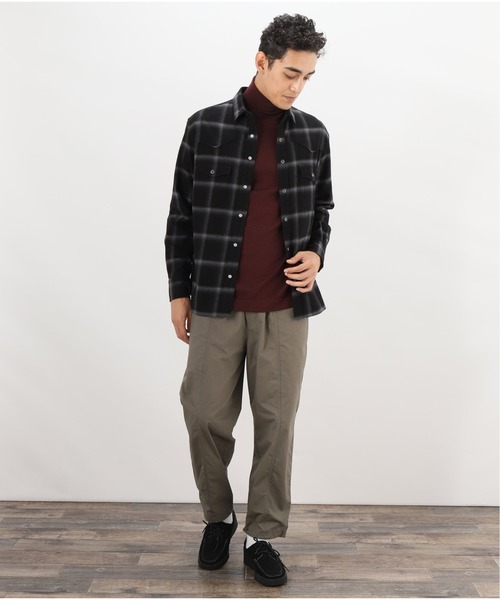 417 EDIFICE（フォーワンセブンエディフィス）の「Flannel Cheek Western Shirts（シャツ/ブラウス・メンズ・ブラック/ブラウン/グレー/アイボリー・SMALL/MEDIUM/LARGE）」の5枚目の写真