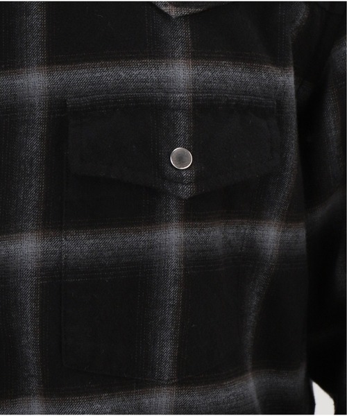 417 EDIFICE（フォーワンセブンエディフィス）の「Flannel Cheek Western Shirts（シャツ/ブラウス・メンズ・ブラック/ブラウン/グレー/アイボリー・SMALL/MEDIUM/LARGE）」の13枚目の写真
