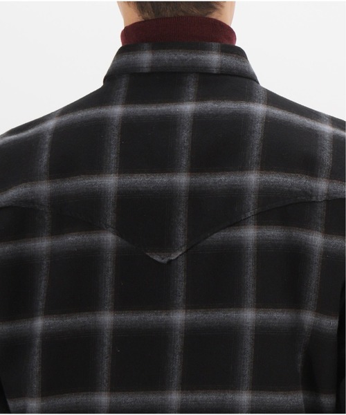417 EDIFICE（フォーワンセブンエディフィス）の「Flannel Cheek Western Shirts（シャツ/ブラウス・メンズ・ブラック/ブラウン/グレー/アイボリー・SMALL/MEDIUM/LARGE）」の10枚目の写真