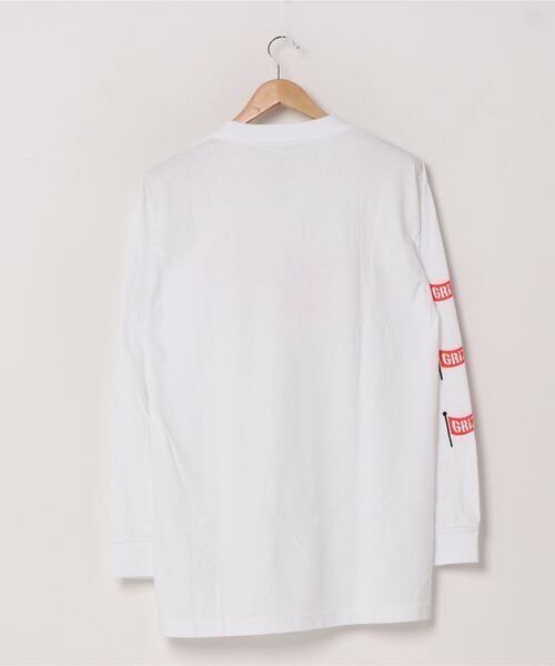 GRIZZLY(グリズリー)の「GRIZZLY/グリズリー メンズ ロンT DESI FLAG POLE LS TEE VIGR204159(Tシャツ/カットソー・メンズ・ホワイト・S/M/L)」の2枚目の写真