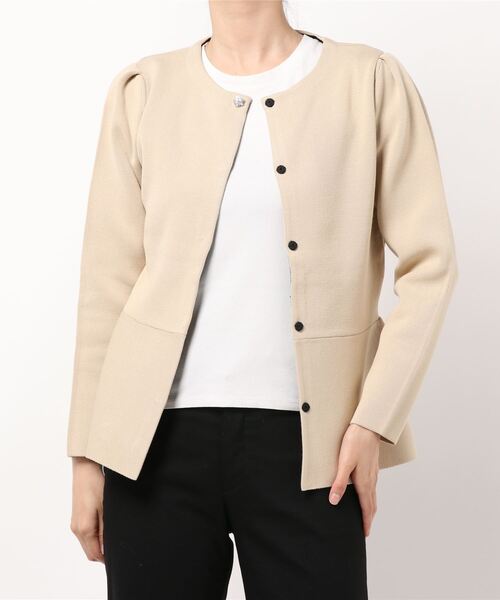 セール ペプラムニットジャケット テーラードジャケット Lanvin En Bleu ランバンオンブルー のファッション通販 Zozotown