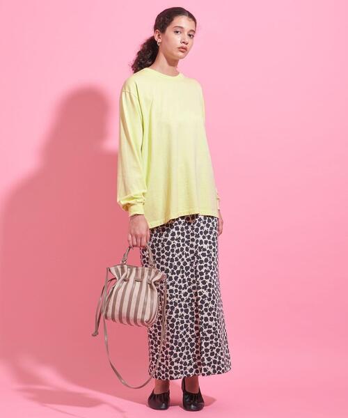 AURALEE(オーラリー)の「【別注】<AURALEE>∴LUSTER PLAITING ロングスリーブTシャツ Ψ(Tシャツ/カットソー・レディース・ブラウン/レッド/ライム・1)」の16枚目の写真