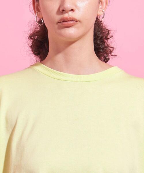 AURALEE(オーラリー)の「【別注】<AURALEE>∴LUSTER PLAITING ロングスリーブTシャツ Ψ(Tシャツ/カットソー・レディース・ブラウン/レッド/ライム・1)」の9枚目の写真