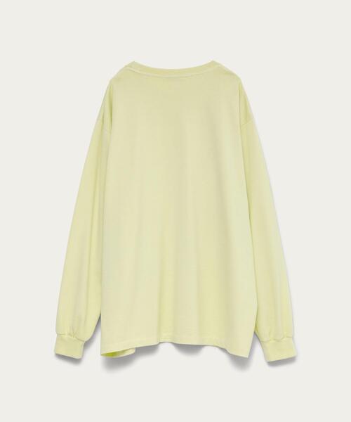 AURALEE ✨ リブモックネックロングスリーブTシャツ イエロー