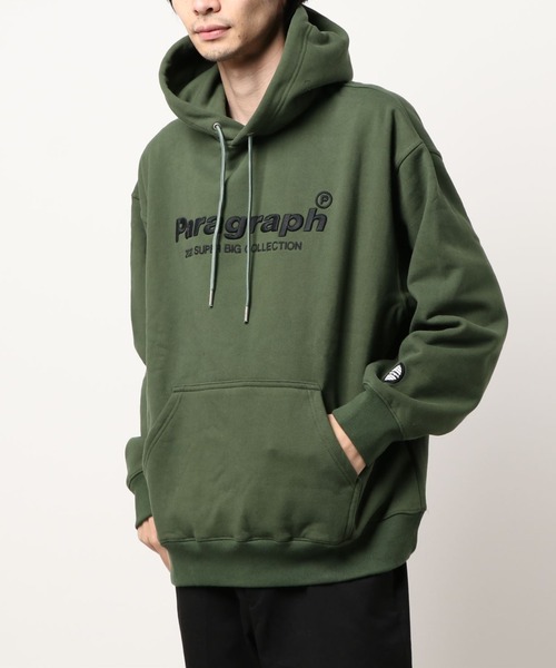 Paragraph / パーカー/--/コットン/グリーン Paragraph（パラグラフ）の「Paragraph/パラグラフ/ヘリテージ