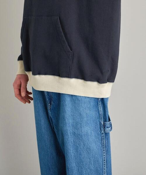 Steven Alan（スティーブンアラン）の「＜Steven Alan＞ 2TONE TUBE SWEAT HOODY/パーカー（パーカー・メンズ・ダークグレー/ネイビー・L/S/M）」の6枚目の写真