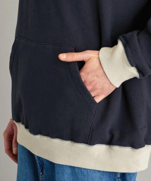 Steven Alan（スティーブンアラン）の「＜Steven Alan＞ 2TONE TUBE SWEAT HOODY/パーカー（パーカー・メンズ・ダークグレー/ネイビー・L/S/M）」の7枚目の写真