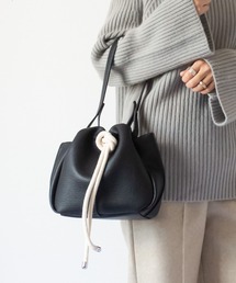 me+em select | ノットデザインワンハンドル巾着バッグ(ショルダーバッグ)