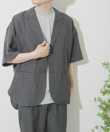 SENSE OF PLACE by URBAN RESEARCH | 【WEB/一部店舗限定】ヘビーリネンライクジャケット(5分袖)(その他アウター)