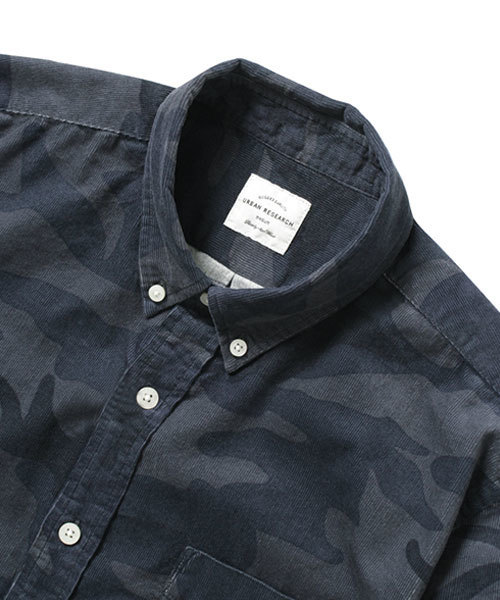 URBAN RESEARCH（アーバンリサーチ）の「UR 迷彩起毛ボタンダウンシャツシャツ（シャツ/ブラウス・メンズ・カーキ/ネイビー・MEDIUM/LARGE）」の13枚目の写真