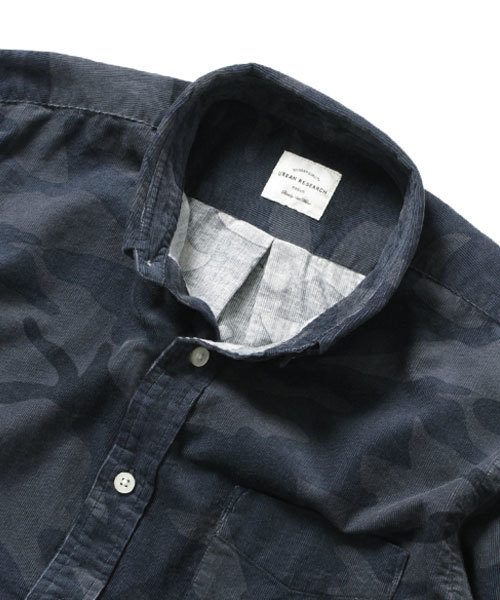 URBAN RESEARCH（アーバンリサーチ）の「UR 迷彩起毛ボタンダウンシャツシャツ（シャツ/ブラウス・メンズ・カーキ/ネイビー・MEDIUM/LARGE）」の14枚目の写真