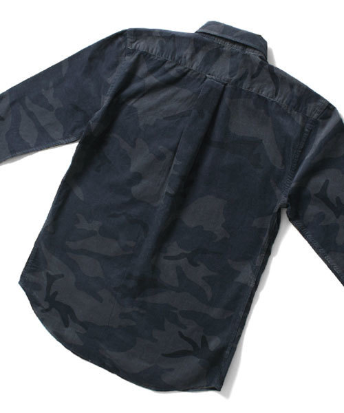 URBAN RESEARCH（アーバンリサーチ）の「UR 迷彩起毛ボタンダウンシャツシャツ（シャツ/ブラウス・メンズ・カーキ/ネイビー・MEDIUM/LARGE）」の8枚目の写真