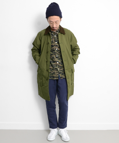 URBAN RESEARCH（アーバンリサーチ）の「UR 迷彩起毛ボタンダウンシャツシャツ（シャツ/ブラウス・メンズ・カーキ/ネイビー・MEDIUM/LARGE）」の5枚目の写真