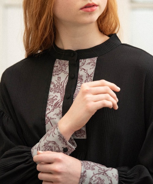 idem（イデム）の「country  waffle onepiece/カントリーワッフルワンピース（ワンピース・レディース・ブラック/ベージュ・FREE）」の11枚目の写真