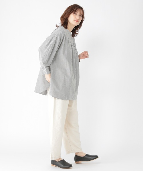 studio CLIP(スタディオクリップ)の「ダブルフロント切り替えシャツプルオーバー(シャツ/ブラウス・レディース・オフホワイト/その他1/その他2/その他3・FREE)」の8枚目の写真