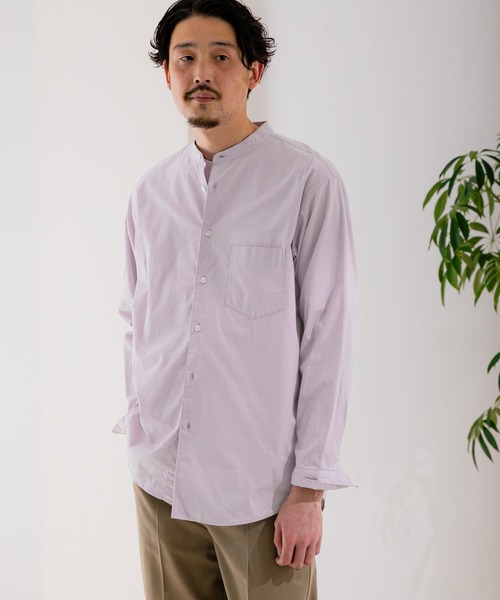 URBAN RESEARCH DOORS(アーバンリサーチドアーズ)の「ライトオックスバンドカラーシャツ(シャツ/ブラウス・メンズ・ホワイト系その他/ブルー系その他/パープル系その他/ロイヤルブルー・40/38)」の16枚目の写真