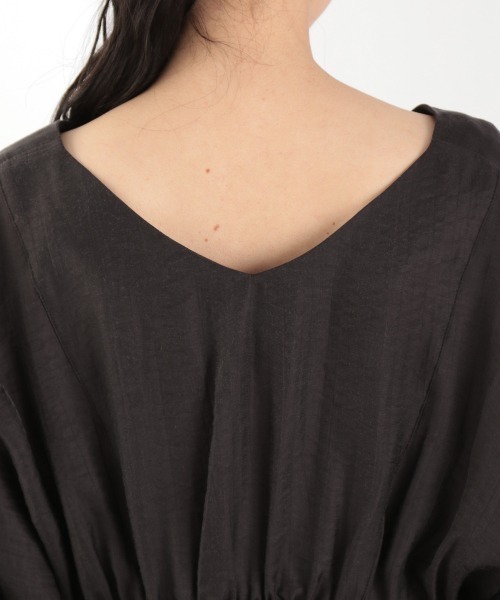 LOWRYS FARM（ローリーズファーム）の「２ＷＡＹソデフリルブラウスＬＳ　932278（シャツ/ブラウス・レディース・アイボリー/ブラック/グリーン・FREE）」の12枚目の写真