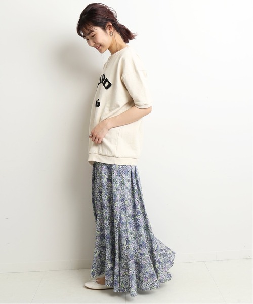 SLOBE IENA（スローブイエナ）の「LISA garden プリントフレアスカート◆（スカート・レディース・イエロー/ブルー系その他・38/36）」の10枚目の写真