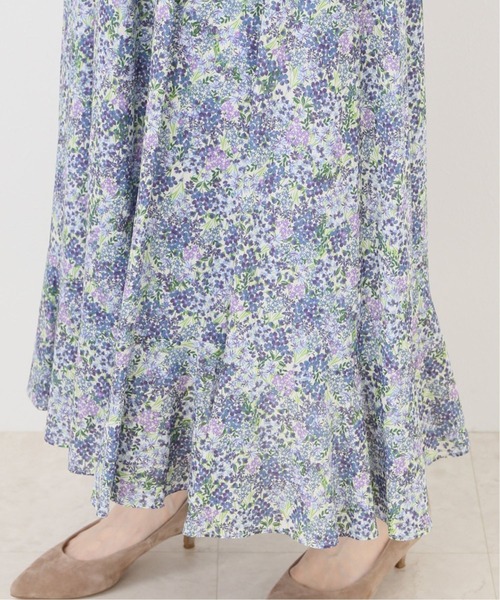 SLOBE IENA（スローブイエナ）の「LISA garden プリントフレアスカート◆（スカート・レディース・イエロー/ブルー系その他・38/36）」の14枚目の写真