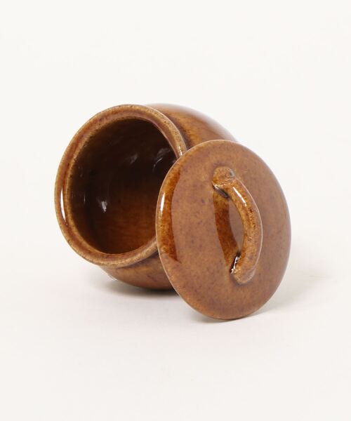 GEORGE'S（ジョージズ）の「益子焼の丸壷 小（キッチンツール・レディース・ホワイト/ブラウン/ブルー・FREE）」の6枚目の写真