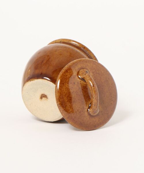 GEORGE'S（ジョージズ）の「益子焼の丸壷 小（キッチンツール・レディース・ホワイト/ブラウン/ブルー・FREE）」の7枚目の写真