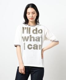 DENIM DUNGAREE | 天竺 I CAN Tシャツ(Tシャツ/カットソー)