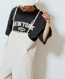 Auntie Rosa Holiday | 【ゆったりとしたシルエットがうれしい】ロゴプリントTシャツ(Tシャツ/カットソー)