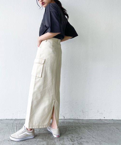 Auntie Rosa Holiday（アンティローザホリデー）の「ロゴプリントTシャツ（Tシャツ/カットソー・レディース・ネイビー/ナチュラル/チャコールグレー・FREE）」の13枚目の写真