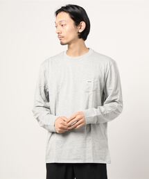 Guess | GUESS Originals Grey L/S Pocket Tee(Tシャツ/カットソー)