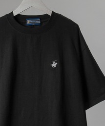 【BEVERLY HILLS POLO CLUB/ビバリーヒルズポロクラブ】オーバーサイズ ワンポイント刺繍 半袖Tシャツ