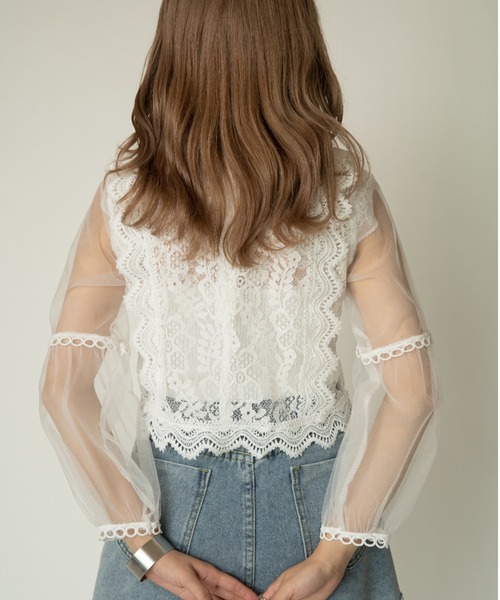 yuue' ( wear )（ユーイ）の「シースルーロングスリーブレース