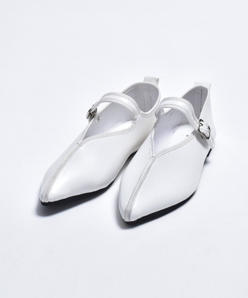 SVEC（シュベック）の「ポインテッドトゥ カンフーシューズ /（バレエシューズ・レディース・ホワイト/ブラック/ブラック系その他/ブラック系その他2・38/39/35/36/37）」の10枚目の写真