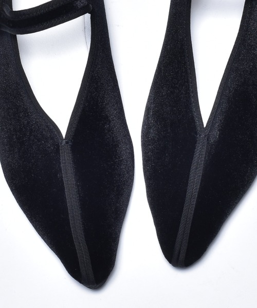 SVEC（シュベック）の「ポインテッドトゥ カンフーシューズ /（バレエシューズ・レディース・ホワイト/ブラック/ブラック系その他/ブラック系その他2・38/39/35/36/37）」の6枚目の写真