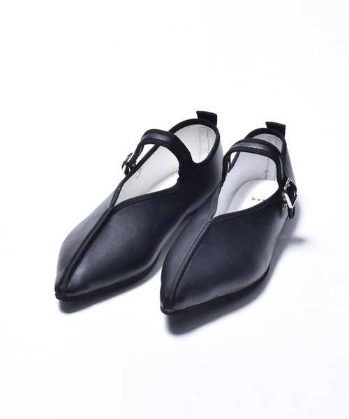 SVEC（シュベック）の「ポインテッドトゥ カンフーシューズ /（バレエシューズ・レディース・ホワイト/ブラック/ブラック系その他/ブラック系その他2・38/39/35/36/37）」の5枚目の写真