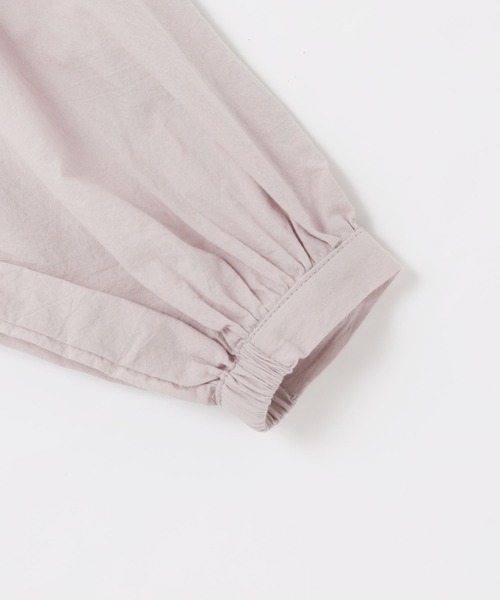 andme（アンドミー）の「コットンボリューム長袖シャツワンピース（ワンピース・レディース・オフホワイト/チャコールグレー/グレー系その他・M）」の12枚目の写真