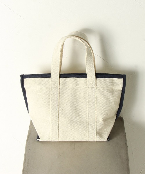 LIPSTAR（リップスター）の「≪CONVERSE／コンバース≫キャンバスパイピングトートバッグ（ハンドバッグ・レディース・カーキ/オフホワイト/ブラック・FREE）」の12枚目の写真