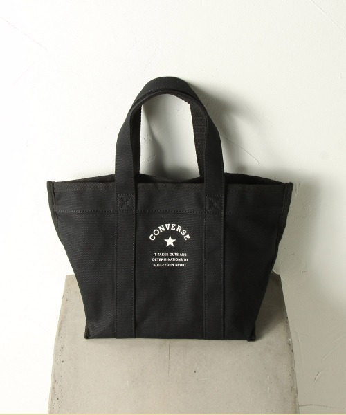 LIPSTAR（リップスター）の「≪CONVERSE／コンバース≫キャンバスパイピングトートバッグ（ハンドバッグ・レディース・カーキ/オフホワイト/ブラック・FREE）」の9枚目の写真